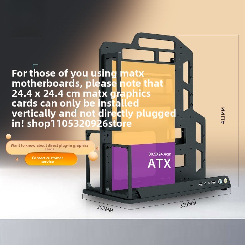 Open Air Frame Case, Aluminum  - đánh giá và giá Aluminum Open Frame Test Bench Water Cooling