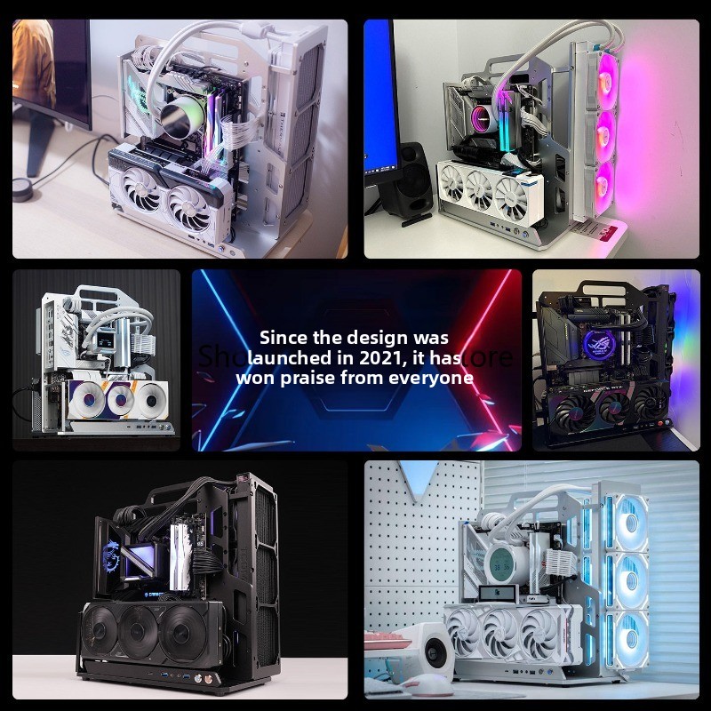Open Air Frame Case, Aluminum  - đánh giá và giá Aluminum Open Frame Test Bench Water Cooling