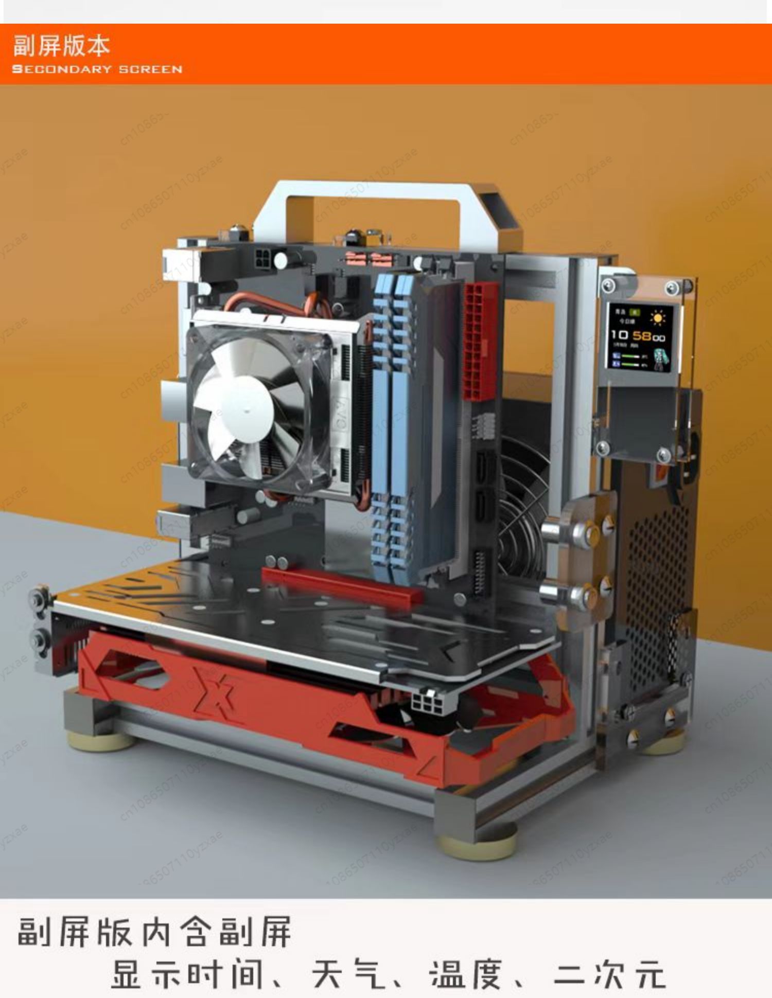 Portable All Aluminum Open Air - đánh giá và giá Aluminum Open Frame Test Bench Water Cooling