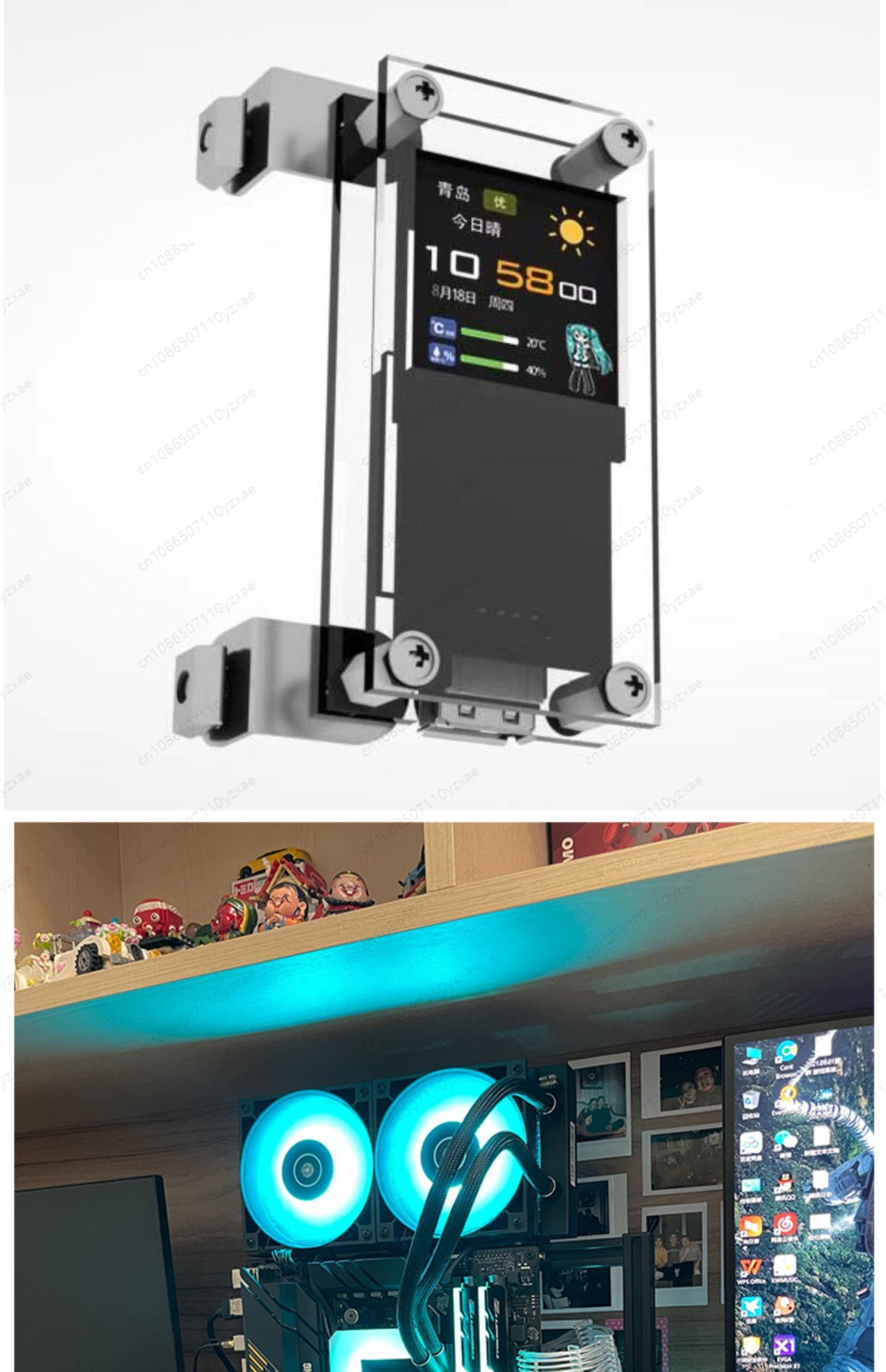 Portable All Aluminum Open Air - đánh giá và giá Aluminum Open Frame Test Bench Water Cooling